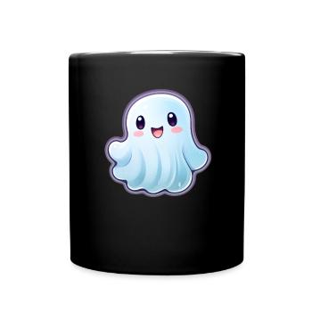Kawaii Ghost Halloween - Full Colour Mug - black - Front