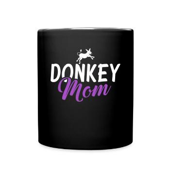 Cadeaux d’amoureux de l’âne - Mug uni - noir - Devant