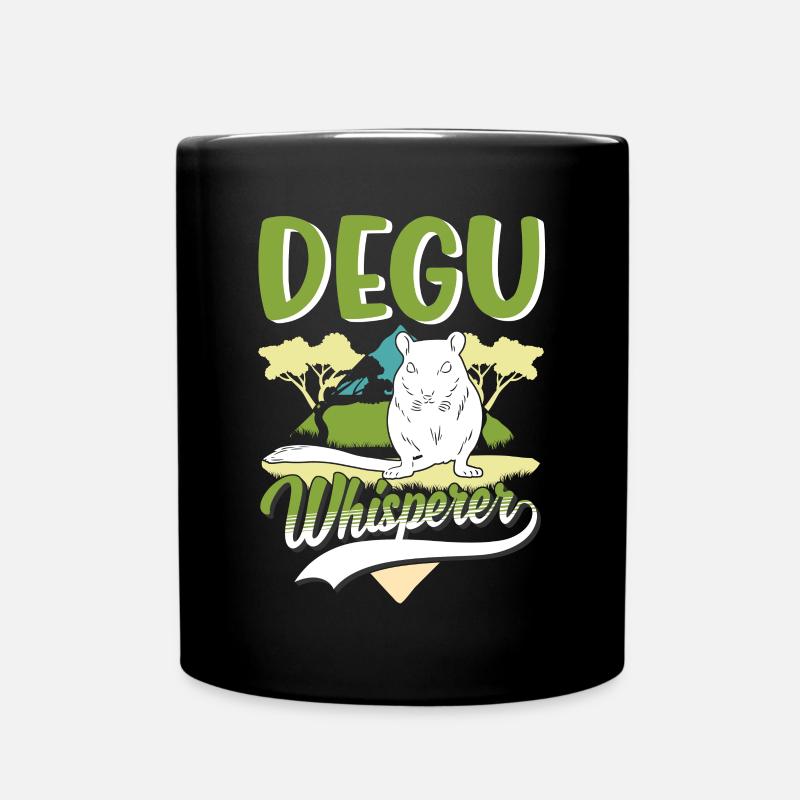 Degu Flüsterer Walddegu - Tasse einfarbig - Schwarz
