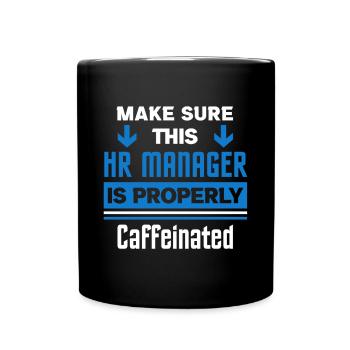 Human Resources Hr Manager Job Beruf - Tasse einfarbig - Schwarz - Vorne