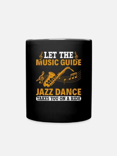 Laissez la musique guider Jazz Dance on a Ride - Jazz - Mug uni - noir