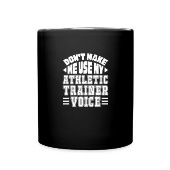 Sportmediziner - Tasse einfarbig - Schwarz - Vorne