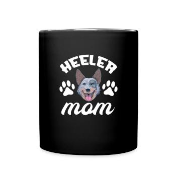 Australian Cattle Dog Mother Dog Dogs Gift - Full Colour Mug - black - Front