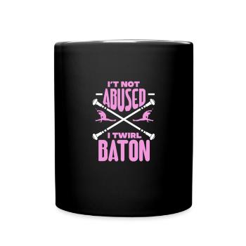 Baton Twirling Gymnastics Gymnastics Gift - Full Colour Mug - black - Front