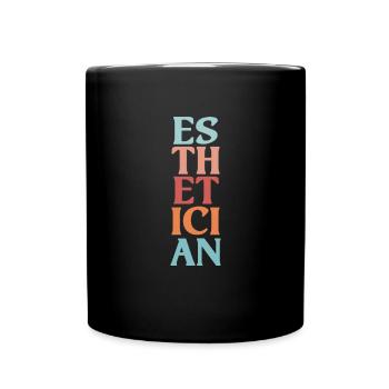 Kosmetikerin Kosmetik Make-up Geschenk - Tasse einfarbig - Schwarz - Vorne