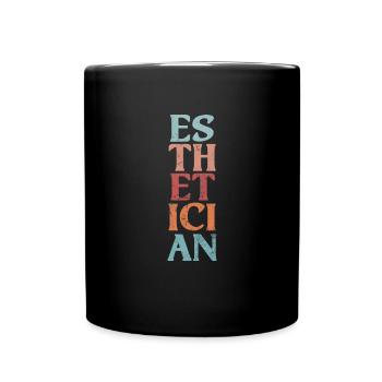 Esthéticien - Mug uni - noir - Devant