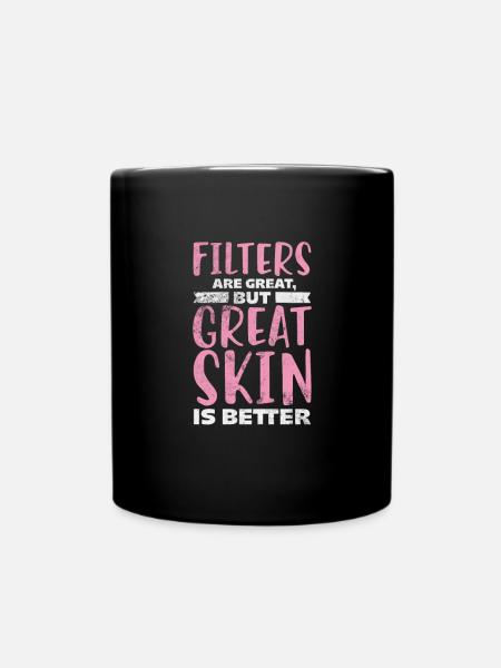 Kosmetikerin - Tasse einfarbig - Schwarz