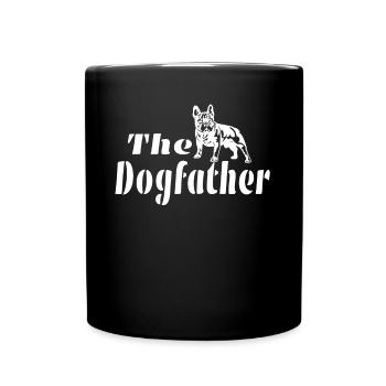 Hund Bulldogge Hundebesitzer Gechenkidee - Tasse einfarbig - Schwarz - Vorne