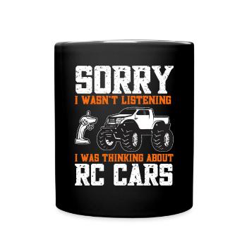 RC Car Ferngesteuertes Auto - Tasse einfarbig - Schwarz - Vorne
