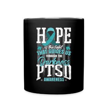 PTSD Fighter - Full Colour Mug - black - Front