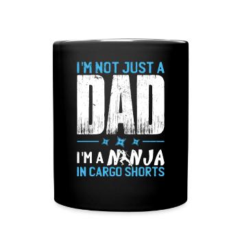 Drôle de papa disant - Mug uni - noir - Devant