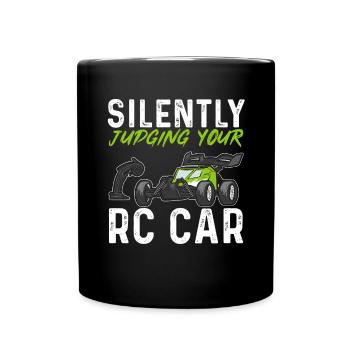 RC Car Ferngesteuertes Auto - Tasse einfarbig - Schwarz - Vorne