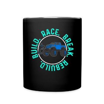 RC Car Ferngesteuertes Auto - Tasse einfarbig - Schwarz - Vorne