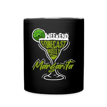 Mexikanischer Cocktail Alkoholtrinker - Tasse einfarbig - Schwarz - Vorne