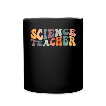 Groovy Science Teacher Wissenschaftlerin Lehre - Tasse einfarbig - Schwarz - Vorne