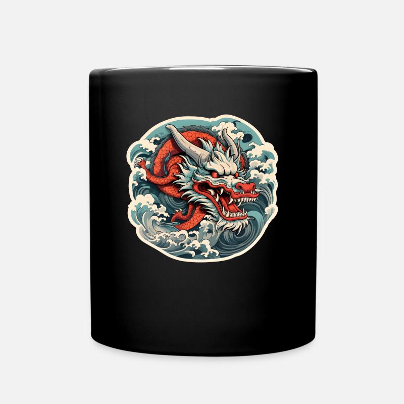 Dragon japonais - Mug uni - noir