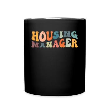 Gestionnaire de logement Groovy Chef de projet Maison - Mug uni - noir - Devant