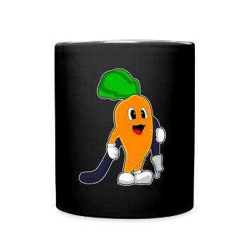 Carrot Firefighter Fire Hose Fire Brigade - Full Colour Mug - black - Front