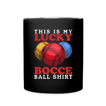 Boccia Bocce Boccia Player Boules Cadeau - Mug uni - noir - Devant