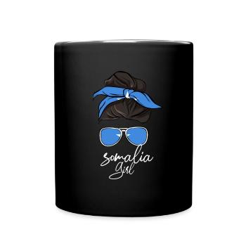 Somalia - Tasse einfarbig - Schwarz - Vorne