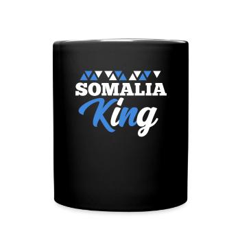 Somalia - Tasse einfarbig - Schwarz - Vorne
