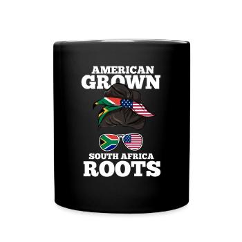 Afrique du Sud - Mug uni - noir - Devant