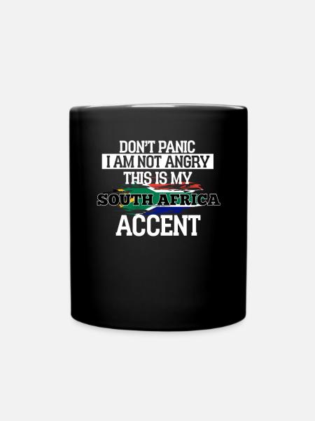 South Africa - Full Colour Mug - black