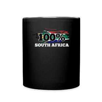 Afrique du Sud - Mug uni - noir - Devant