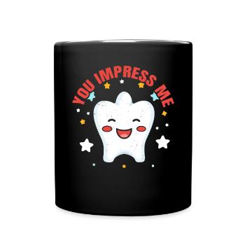 Dental Assistant Tooth Dentist Dentistry Teeth - Full Colour Mug - black - Front