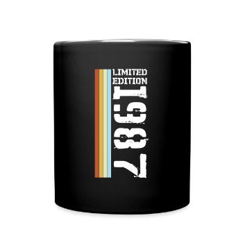 Limited Edition Retro 1987 - Full Colour Mug - black - Front
