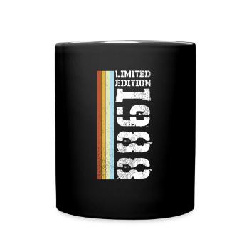 Limited Edition Retro 1988 - Tasse einfarbig - Schwarz - Vorne
