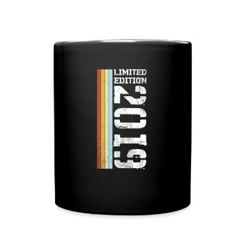 Limited Edition Retro 2019 - Tasse einfarbig - Schwarz - Vorne