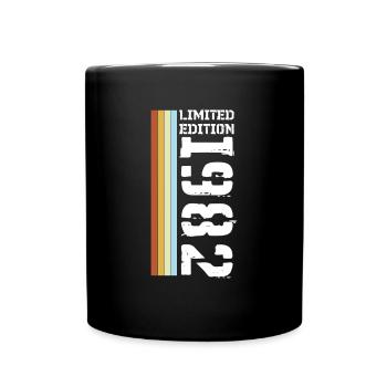Limited Edition Retro 1982 - Tasse einfarbig - Schwarz - Vorne