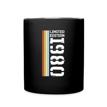 Limited Edition Retro 1980 - Full Colour Mug - black - Front