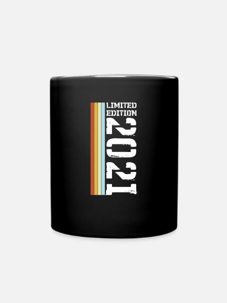 Limited Edition Retro 2021 - Tasse einfarbig - Schwarz