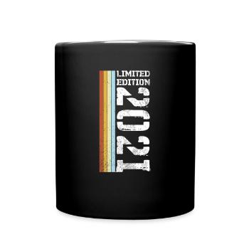 Limited Edition Retro 2021 - Tasse einfarbig - Schwarz - Vorne