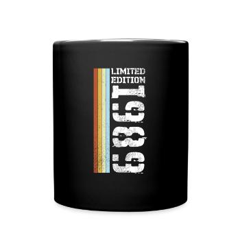 Limited Edition Retro 1989 - Full Colour Mug - black - Front