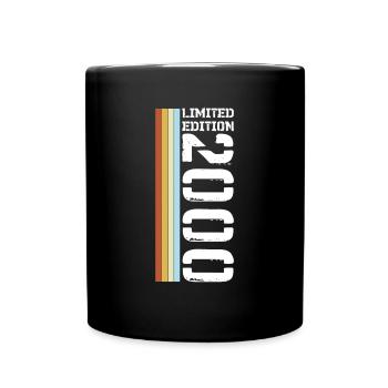 Limited Edition Retro 2000 - Tasse einfarbig - Schwarz - Vorne