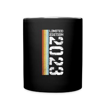 Limited Edition Retro 2023 - Tasse einfarbig - Schwarz - Vorne