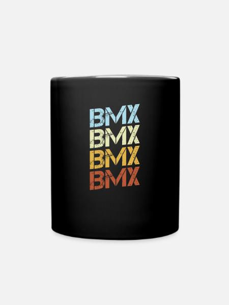 BMX Retro - Tasse einfarbig - Schwarz