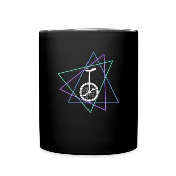 Unicycle - Full Colour Mug - black - Front