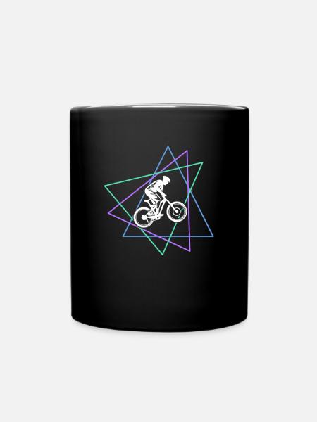 Mountainbike - Tasse einfarbig - Schwarz