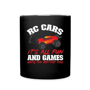 RC Car Ferngesteuertes Auto - Tasse einfarbig - Schwarz - Vorne
