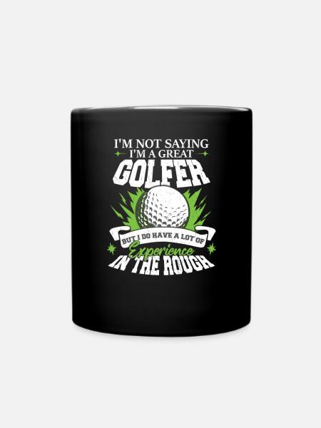Ich bin ein großartiger Golfer - Tasse einfarbig - Schwarz