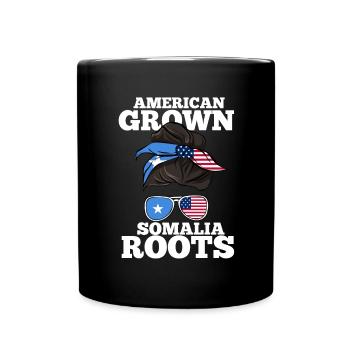 Somalia - Tasse einfarbig - Schwarz - Vorne
