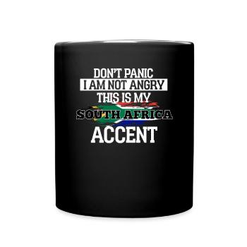 Afrique du Sud - Mug uni - noir - Devant