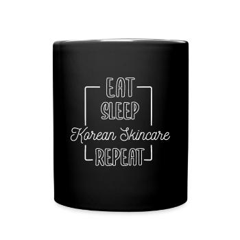 South Korea Fashion K-Beauty Skin Care Korean - Full Colour Mug - black - Front