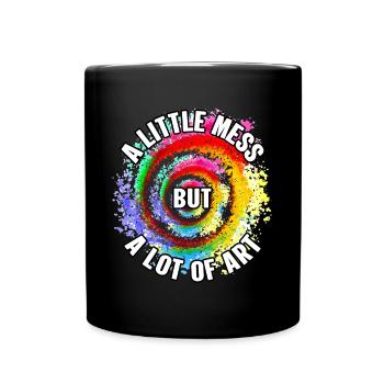 Peintre Toile Liquide Peinture Art Peinture - Mug uni - noir - Devant