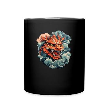 Chinese dragon - Full Colour Mug - black - Front