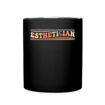 Groovy Beautician Skin Care - Full Colour Mug - black - Front